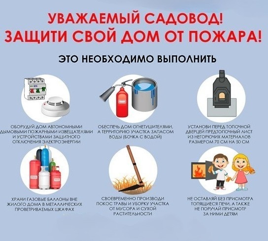 Пожарная безопасность на даче — заботимся о себе и соседях!.