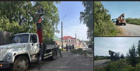 Аварийные службы продолжают ликвидировать последствия непогоды.