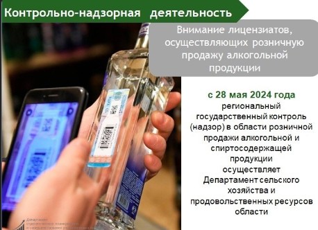 Внимание лицензиатов, осуществляющих розничную продажу алкогольной продукции.