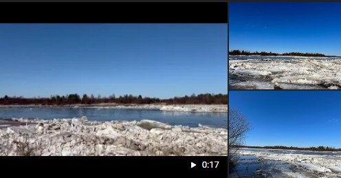 Ледоход на реке Юг.