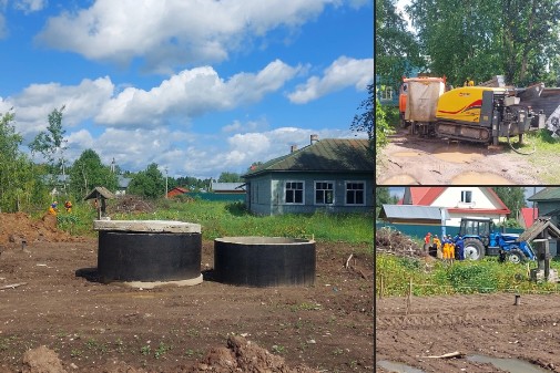 Строительство ФАПа в Бобровниково продолжается.