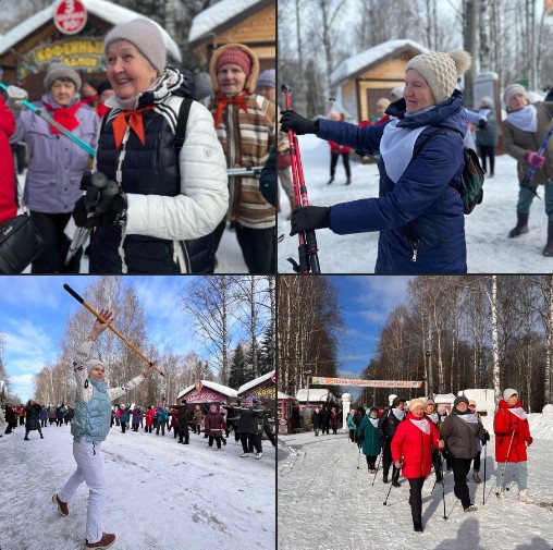 В парке Культуры и отдыха стартовал марафон по скандинавской ходьбе..