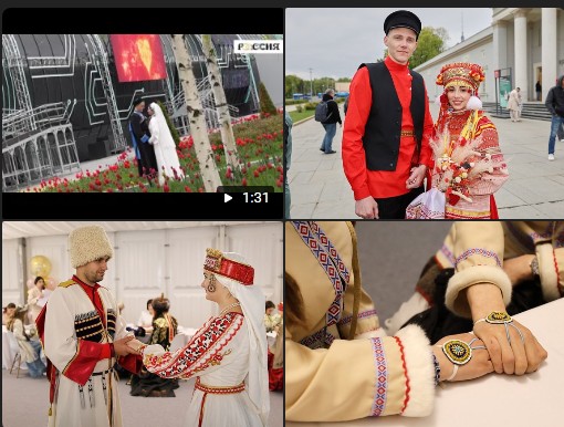 Первый Всероссийский свадебный фестиваль грандиозно стартовал на Выставке &quot;Россия&quot;.