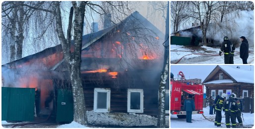 В огне погиб мужчина..