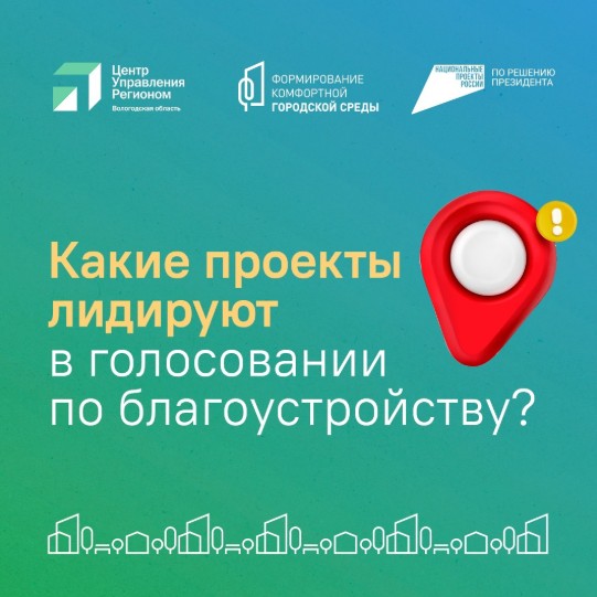 Больше 42 тысяч вологжан уже проголосовали в рамках федерального проекта «Формирование комфортной городской среды».