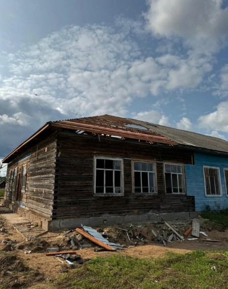 В деревне Полутово продолжается капитальное обновление Куйбышевского ФАПа.