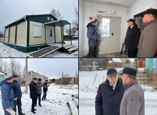 В деревне Бобровниково Юдинского территориального отдела установлен новый ФАП.