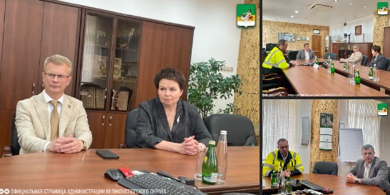 Игорь Быков: Сегодня состоялась рабочая встреча с директором филиала АО &quot;Группа &quot;Илим&quot; в г. Коряжма Алексеем Берсеневским и директором лесного филиала Дмитрием Лобановым.
