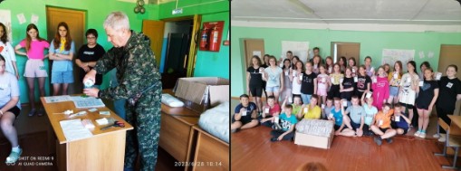 Хочется выразить огромную благодарность ребятам, вожатым и воспитателям из оздоровительного лагеря &quot;Росинка&quot;.