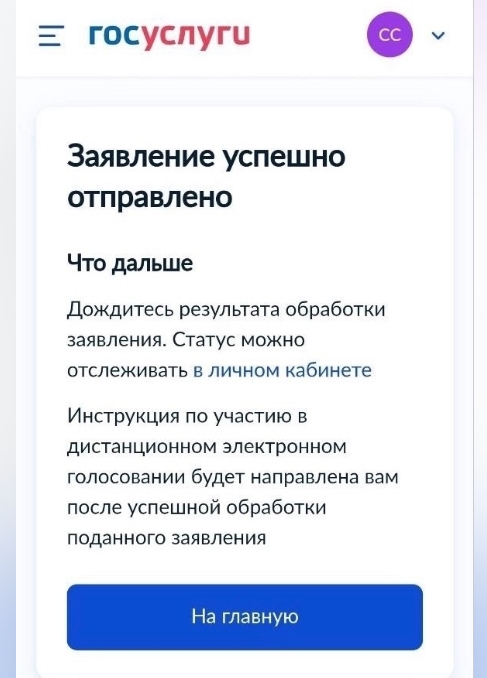 Проголосовать дистанционно.