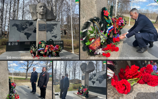 Глава округа Иван Абрамов: Каждый раз, когда я приезжаю в Красавино, я не могу не остановиться у памятника Героя России Сергея Преминина..