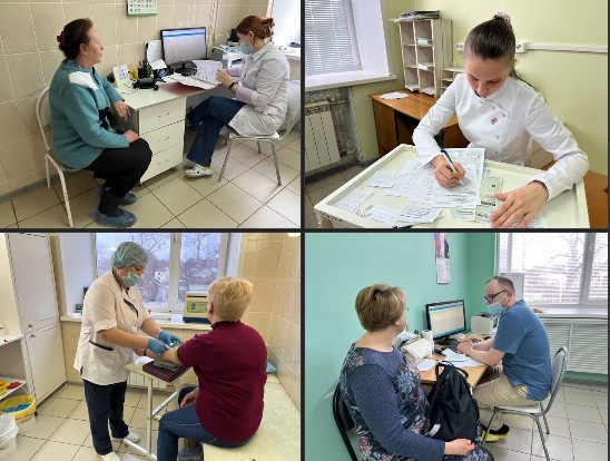 5 апреля более 60 жителей Великого Устюга прошли профилактическое обследование в рамках акции «Онкослужба: Северная звезда России» во время Дня открытых дверей. 5 апреля более 60 жителей Великого Устюга прошли профилактическое обследование в рамках акции «Онкослужба: Северная звезда России» во время Дня открытых дверей.