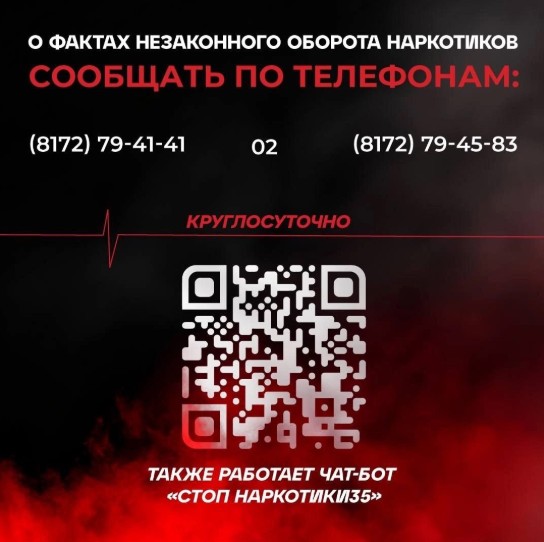 Закончился первый этап акции «Сообщи, где торгуют смертью» в Вологодской области. Закончился первый этап акции «Сообщи, где торгуют смертью» в Вологодской области.