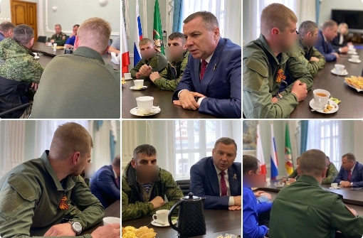 Несколько наших земляков на время вернулись с полей специальной военной операции. Несколько наших земляков на время вернулись с полей специальной военной операции.