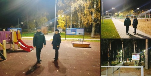 В субботу 21 октября прошёл межведомственный рейд по контролю соблюдения несовершеннолетними установленного режима пребывания на улице в вечернее и ночное время. В субботу 21 октября прошёл межведомственный рейд по контролю соблюдения несовершеннолетними установленного режима пребывания на улице в вечернее и ночное время.