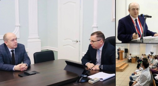 С рабочим визитом в Великий Устюг сегодня приехал начальник Департамента здравоохранения Вологодской области Алексей Геннадьевич Плотников. С рабочим визитом в Великий Устюг сегодня приехал начальник Департамента здравоохранения Вологодской области Алексей Геннадьевич Плотников.