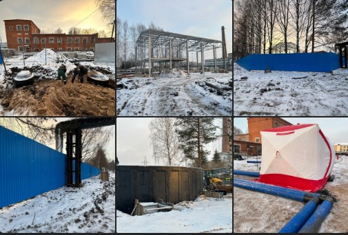 В Красавино продолжаются работы по строительству водоочистной станции. В Красавино продолжаются работы по строительству водоочистной станции.