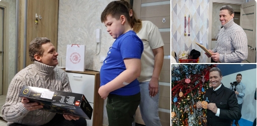 Врио Губернатора Вологодской области Георгий Филимонов вручил подарок в рамках акции «Елка желаний». Врио Губернатора Вологодской области Георгий Филимонов вручил подарок в рамках акции «Елка желаний».