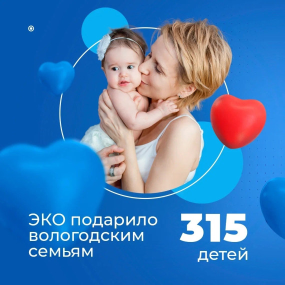 315 детей родилось в Вологодской области после ЭКО в прошлом году. 315 детей родилось в Вологодской области после ЭКО в прошлом году.
