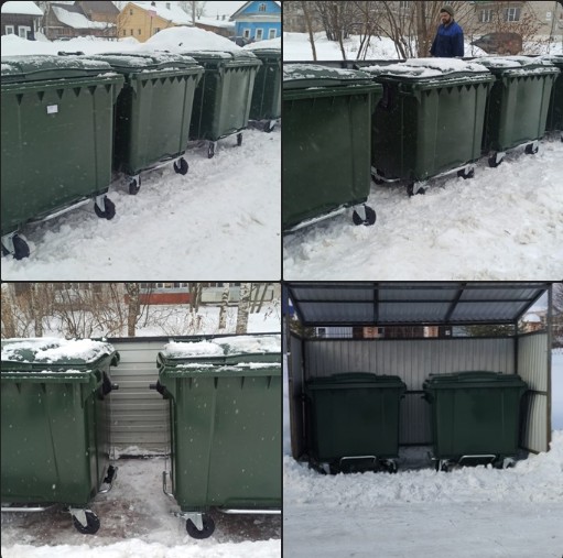 Новые контейнеры для сборы мусора установили в Великом Устюге. Новые контейнеры для сборы мусора установили в Великом Устюге.