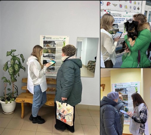 Волонтеры помогают устюжанам проголосовать за благоустройство города. Волонтеры помогают устюжанам проголосовать за благоустройство города.
