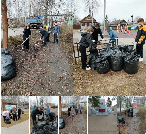 Учащиеся школы №2 на прошлой неделе навели чистоту и порядок в сквере на Шумилова и у памятника рабочим судоремонтного завода, героически погибшим в боях во время Великой Отечественной войны.