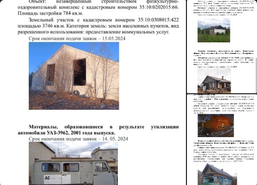Комитет по управлению имуществом сообщает об объектах, готовых к продаже. Комитет по управлению имуществом сообщает об объектах, готовых к продаже.